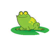 tongue frog Sticker by Fruit by the Foot