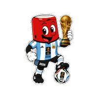 Football Argentina Sticker by TraxxPrinter