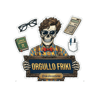 Skull Nerd Sticker