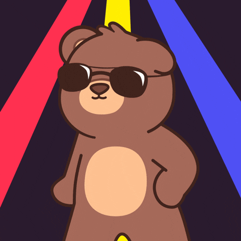 Teddy Bear Happy Dance GIF by BEARISH