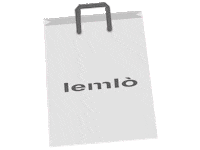 lemloroma shopping bag shoppingbag lemlo Sticker