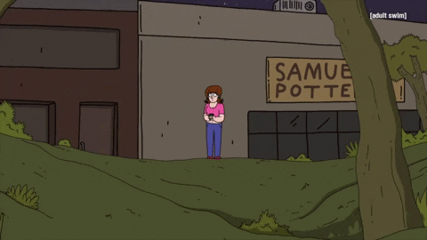 Scared Woods GIF by Adult Swim
