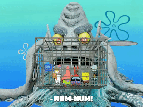 season 8 frozen face-off GIF by SpongeBob SquarePants