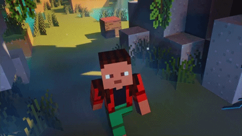 Surprise Wow GIF by Minecraft