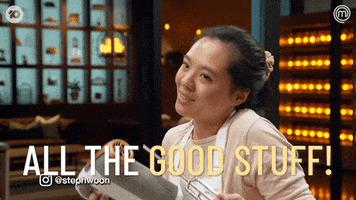 Happy Good Stuff GIF by MasterChefAU