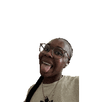 xclusiveaesthetics happy tongue peace sign medspa Sticker