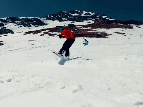 HegemonTravel giphygifgrabber fun jump snowboard GIF