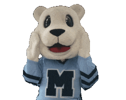 Polar Bear Thank You Sticker by Mimico Lacrosse