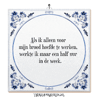 Humor Focus Sticker by Tegelspreuken.nl