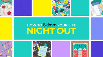theSkimm life book tour night out GIF