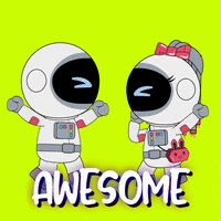 Astroon happy excited nice yay GIF