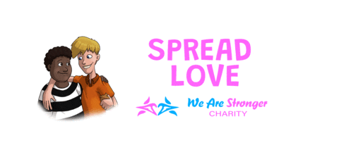 We_Are_Stronger giphyupload love spreadlove anti-bully Sticker