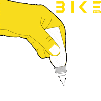 Biking Biker Sticker by BIKE BY SG