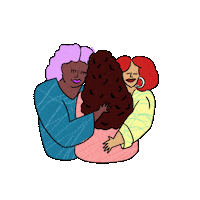 Los Angeles Hug Sticker by LA vs. Hate