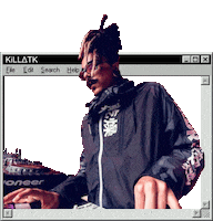 KiLLATKmusic music glitch psychedelic tech Sticker