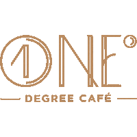 onedegreecafe onedegree one degree cafe onedgreecafe Sticker