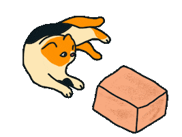 Cat Jump Sticker