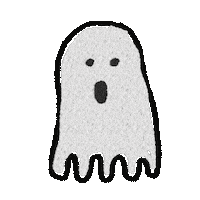 Ghost Boo Sticker