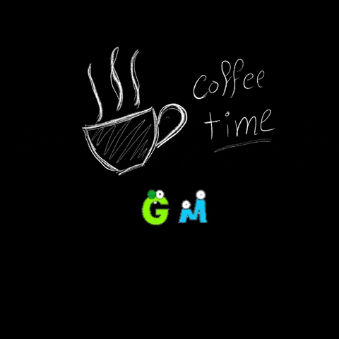 TheCoffeeMan giphygifmaker coffee time gm good vibes GIF