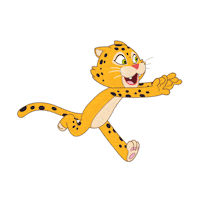Leopard Onca Sticker by Mundo Bita