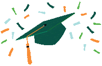 Graduation Commencement Sticker by UW-Green Bay