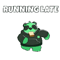 Running Late What Time Is It Sticker by SuperVerse