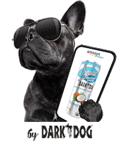 Organic Energy Drink Sticker by Dark Dog Organic