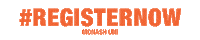 Registernow Sticker by Monash University