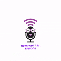 PodcastAssistance live podcast listening microphone GIF