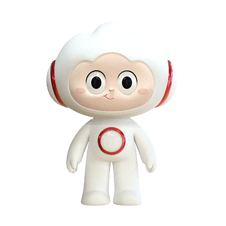 Acenar Waving Sticker by Huawei Cloud BR