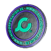 Round Corp Sticker by CALI CORPORATION