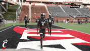 mike tyson celebration GIF by University of Cincinnati Athletics
