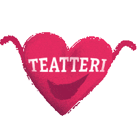 Nuorisoseurat sydän teatteri nuorisoseurat harrastus Sticker
