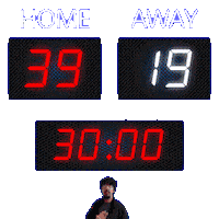 19 Away Sticker