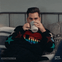 Relaxed David Rose GIF by Schitt's Creek