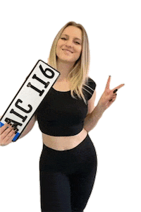Girl Tuning Sticker by 3D Kennzeichen