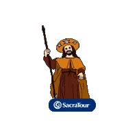 Santiago De Compostela Sticker by Sacratour