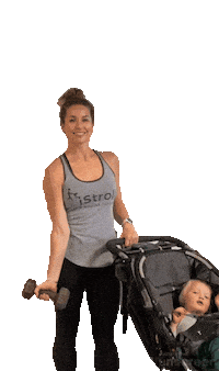 Tess Stroller Sticker by Sara Copp