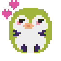 NKAtheOne love penguin pingwin penguin love Sticker