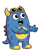 Little Monsters Wow Sticker