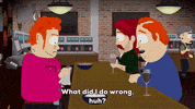 bar reflecting GIF by South Park 