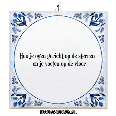 Humor Focus Sticker by Tegelspreuken.nl