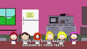 kenny mccormick kitchen GIF by South Park 
