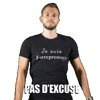 Noexcuse Sticker by Alec Henry
