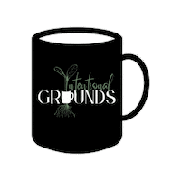 IntentionalGrounds mug cup of coffee intentionalgrounds Sticker