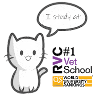 royalvetcollege rvc royal veterinary college 1 vet college Sticker