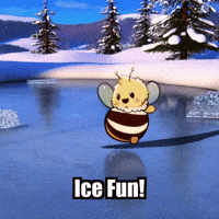 Ice Skating Sport GIF by Beelightened