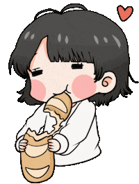 Bread Eating Sticker