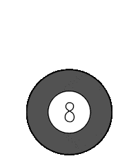 8 Ball Magic Sticker by Emily Redfearn