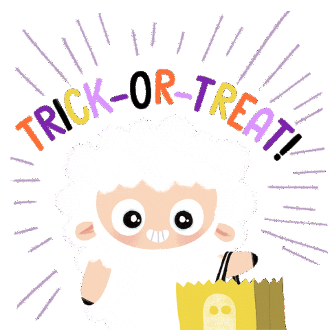 Trick Or Treat Halloween Sticker by PenguinKids